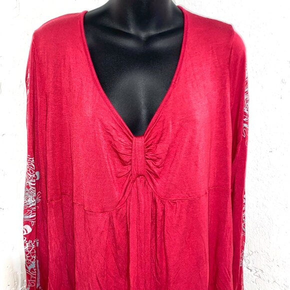 Red and Silver Long Sleeve 3XL - Picture 8 of 9
